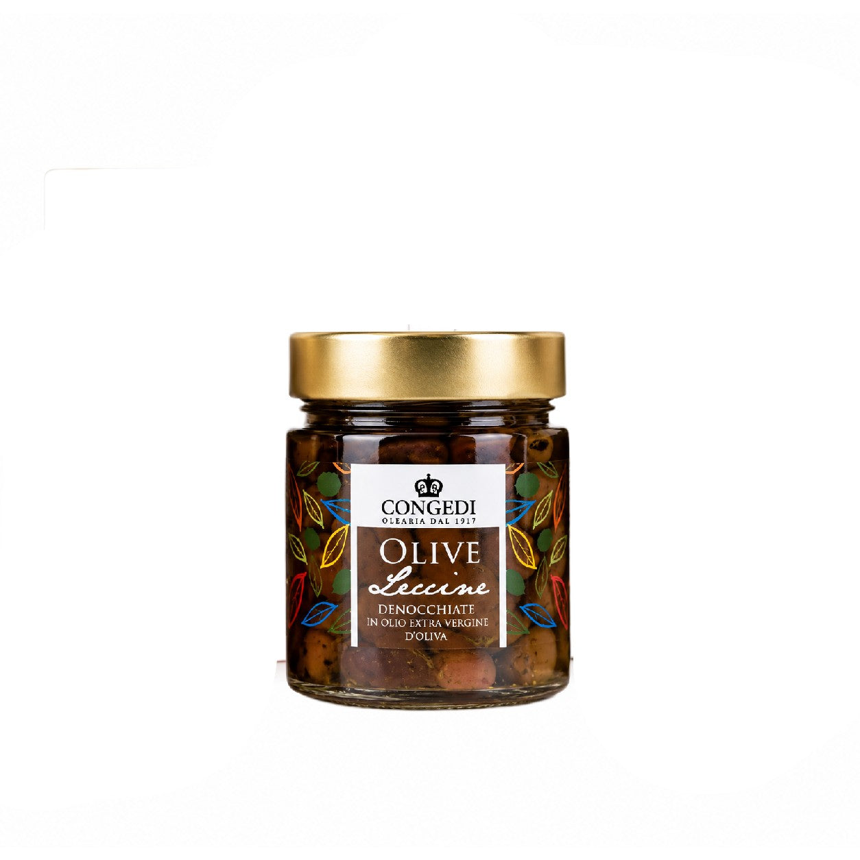 Congedi Olive Leccine Denocciolate in Extra Virgin Olive Oil