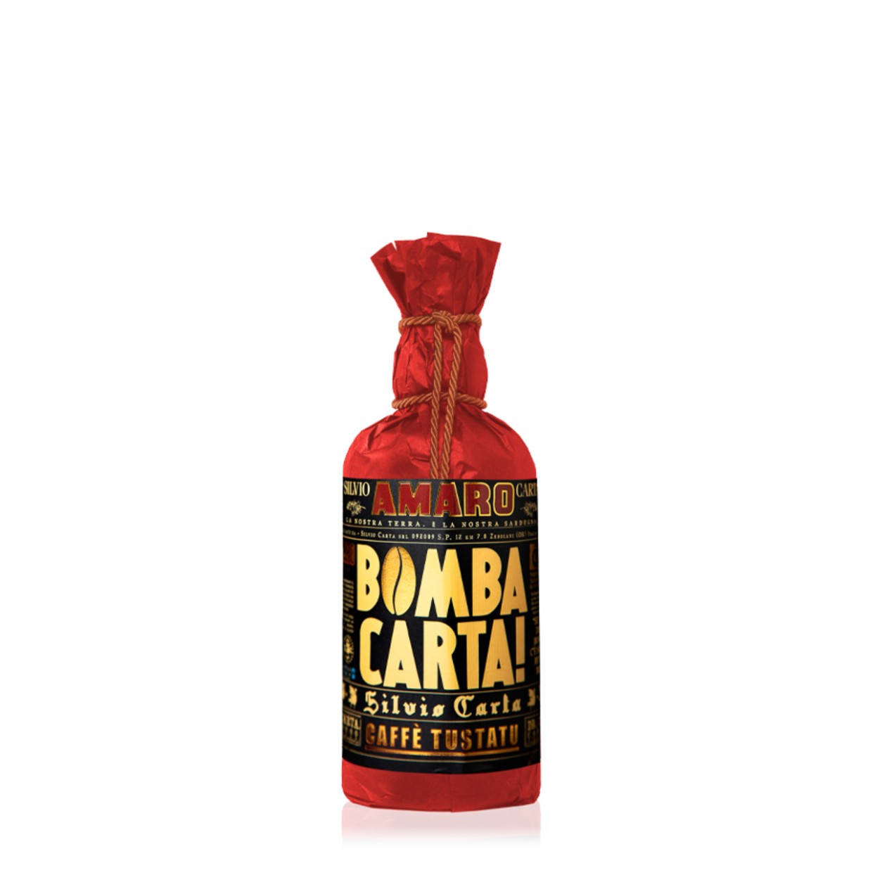 Amaro Bomba Carta! Caffè Tustatu ⎹ Silvio Carta