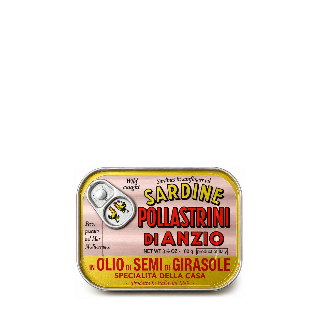 Pollastrini di Anzio Sardines in Zonnebloemolie