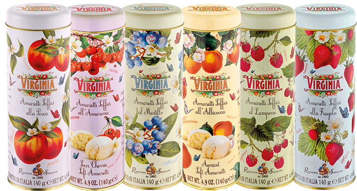 Virginia - Soft Amaretti - 6 verschillende fruit smaken (140g)