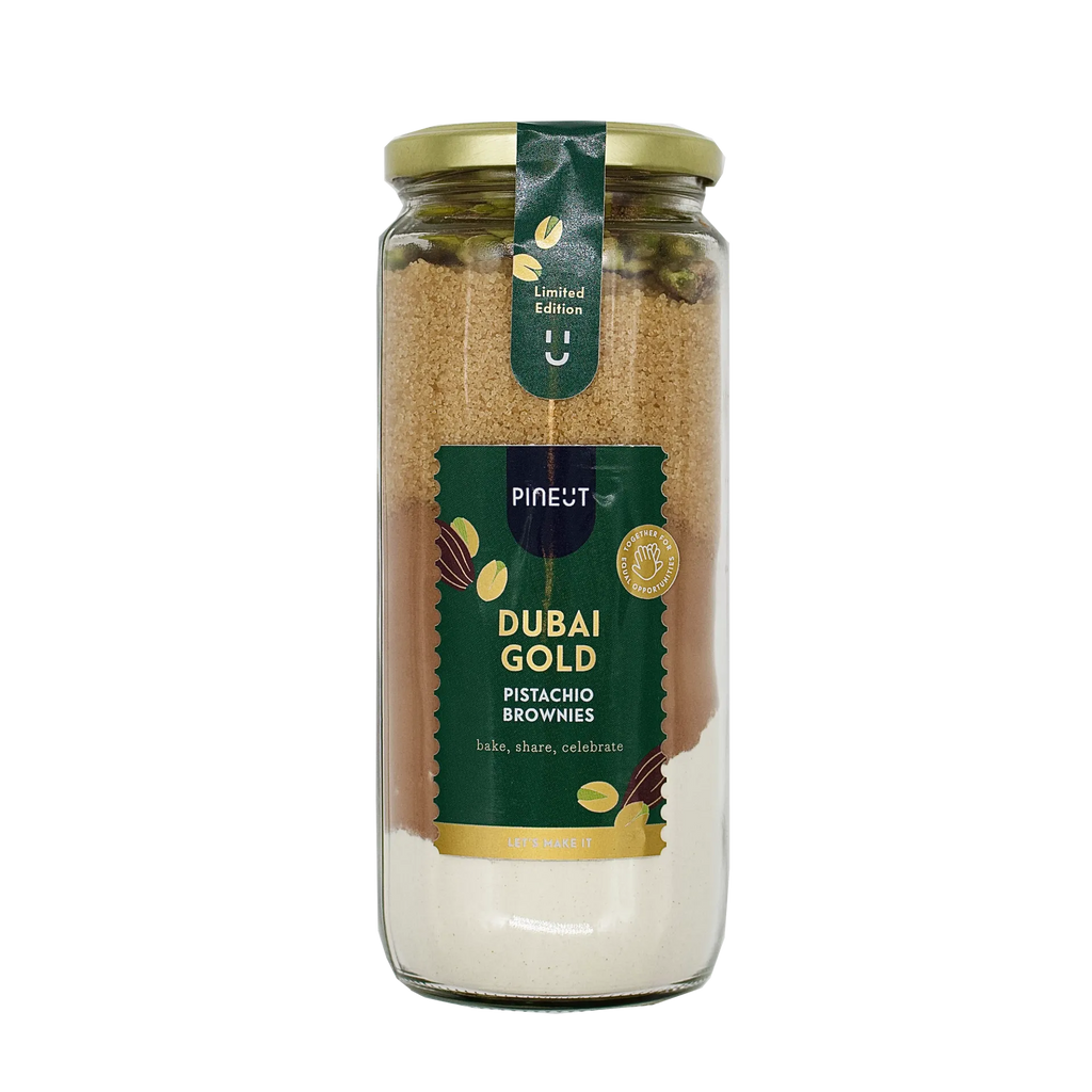 Pineut Dubai Gold Pistachio Brownies ⎹ Limited Edition