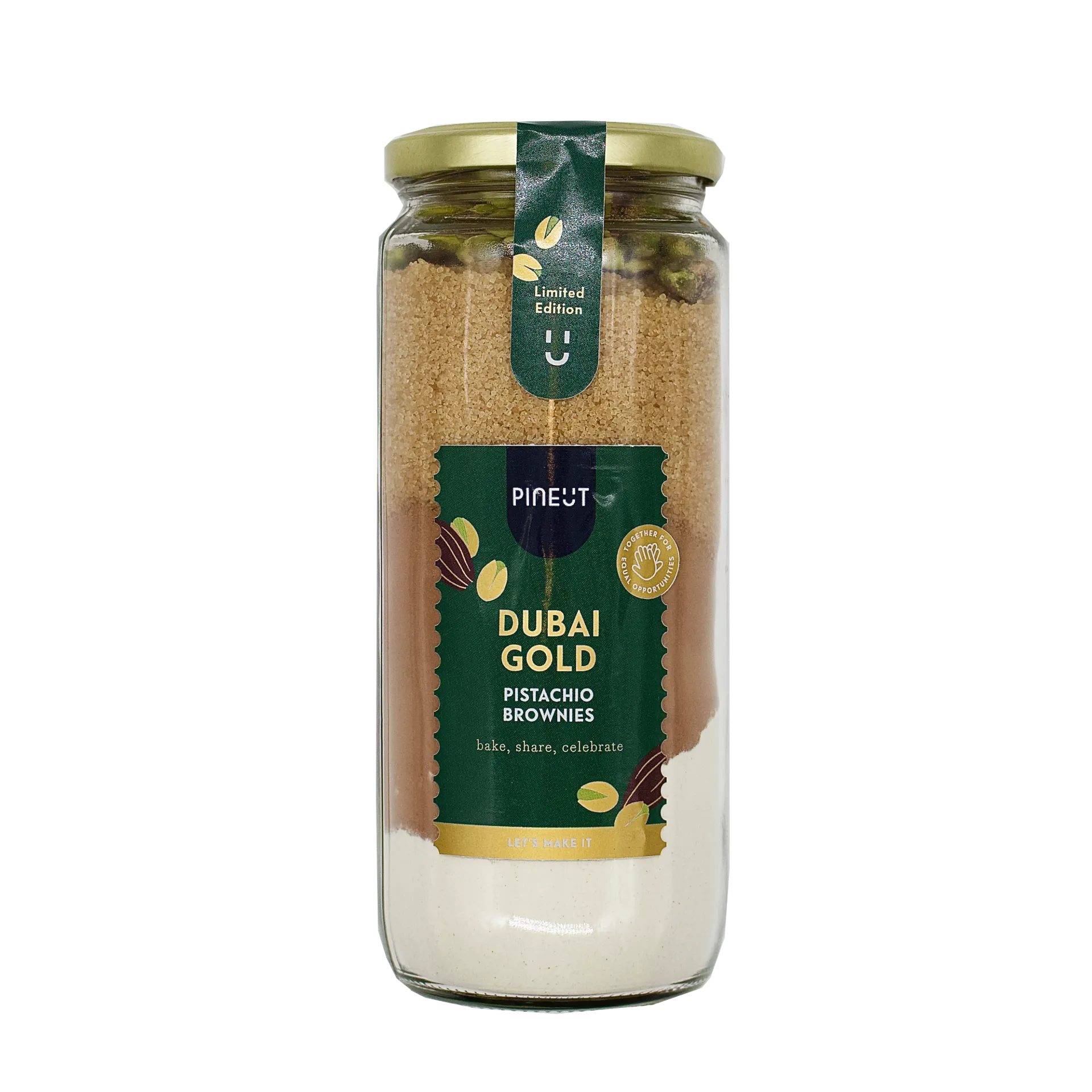 Pineut Dubai Gold Pistachio Brownies ⎹ Limited Edition