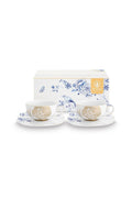 Set 2 Cups & Saucers Royal White 225ml