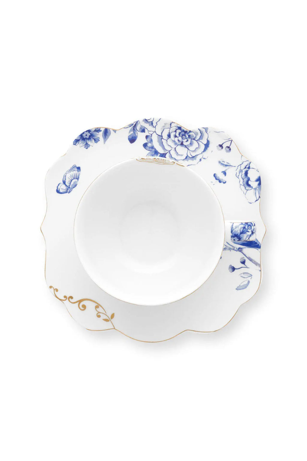 Set 2 Cups & Saucers Royal White 225ml