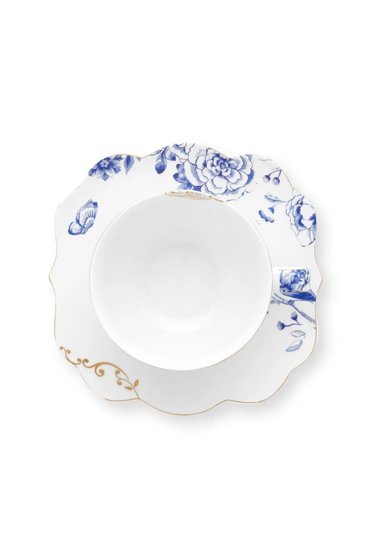 Set 2 Cups & Saucers Royal White 225ml