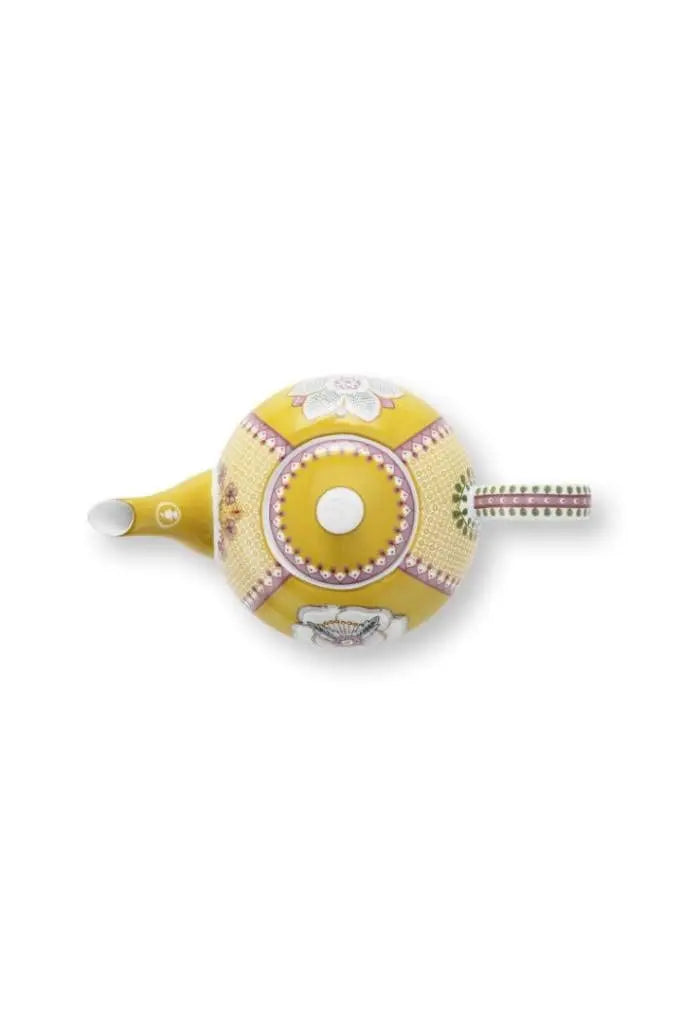 Teapot Large Lily&Lotus Tiles Yellow 1,60ltr