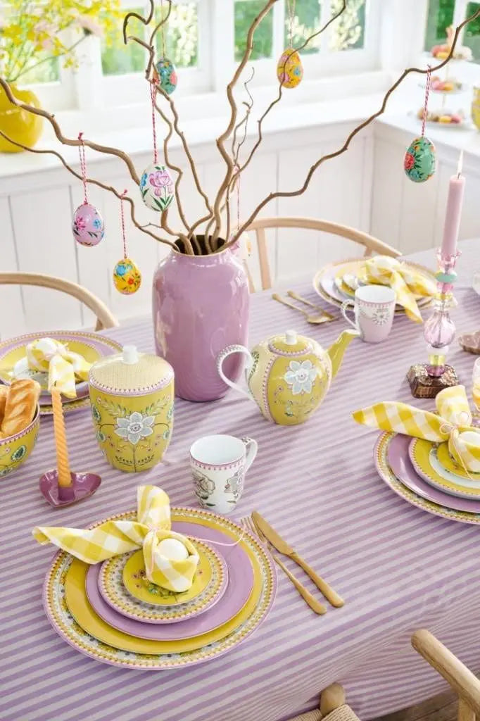 Teapot Large Lily&Lotus Tiles Yellow 1,60ltr