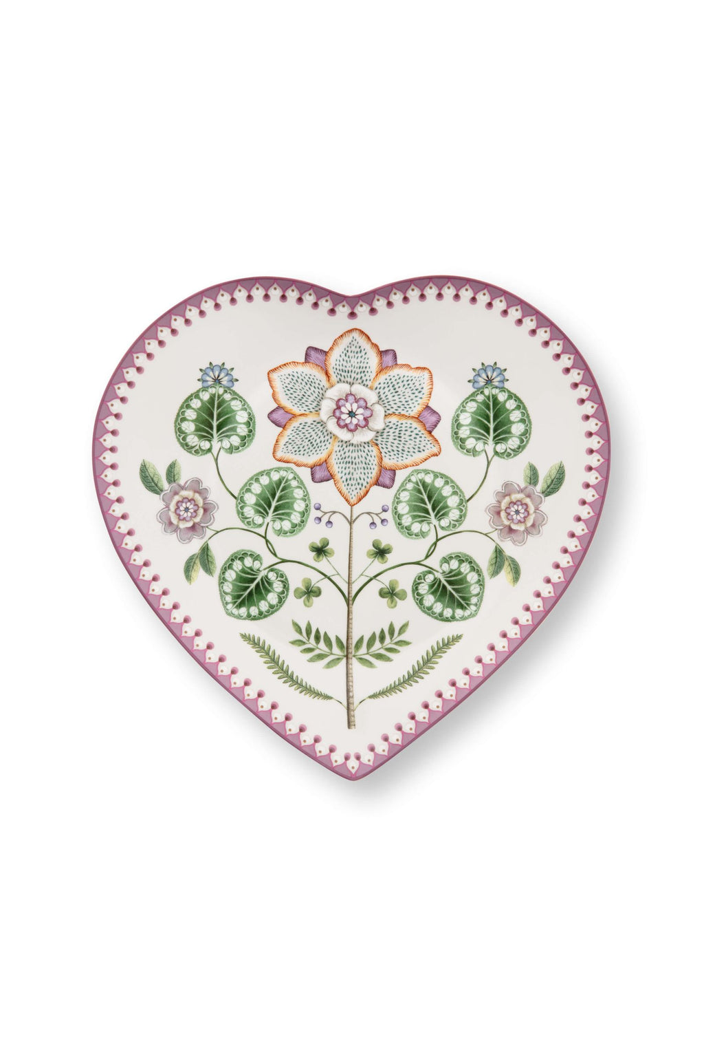 Set/2 Hartvormige Borden Lily&Lotus Lila 21.5cm